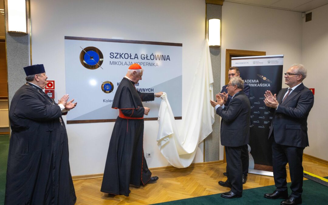 Opening of the College of Legal Sciences at the Nicolaus Copernicus University. “We want to restore Copernicus to its rightful place in the world”