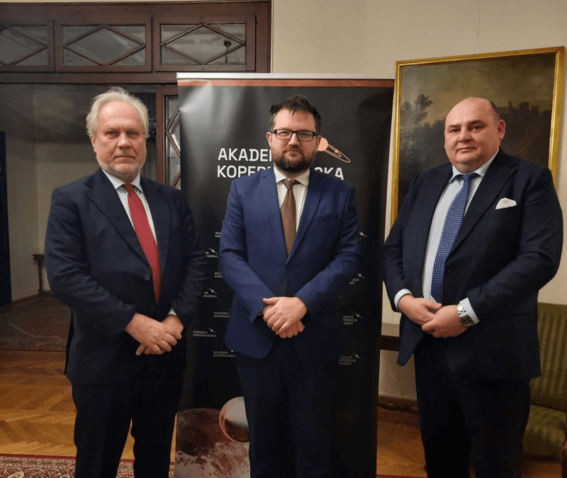 Incontro della dirigenza dell’Accademia Copernicana con l’ambasciatore della Repubblica di Polonia in Serbia