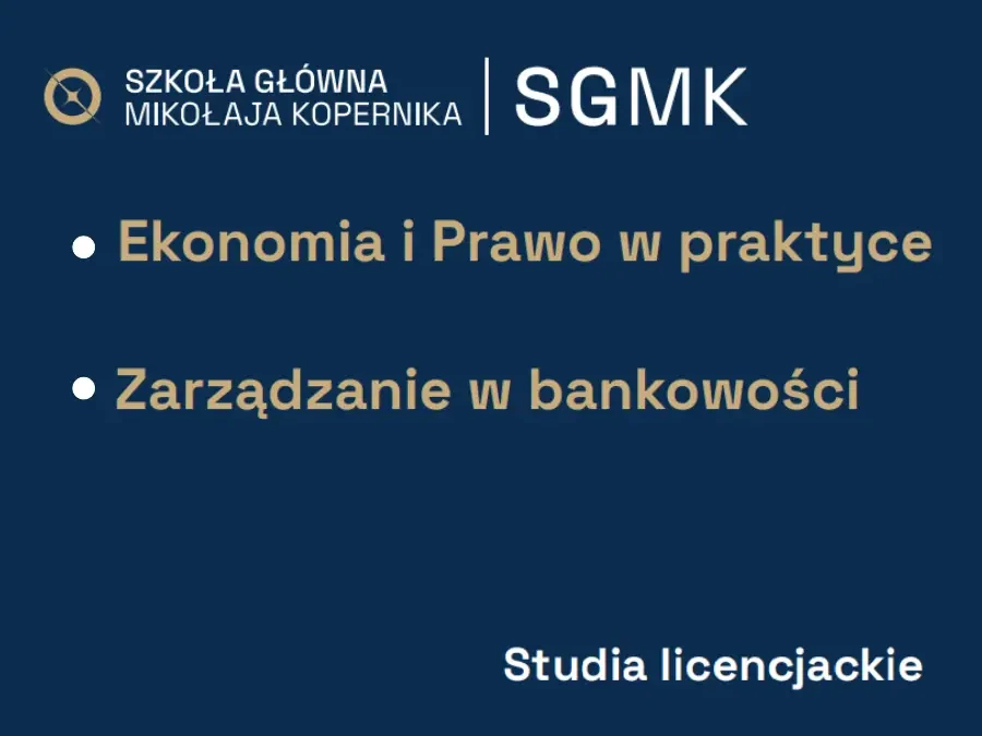 Rekrutacja na nowe kierunki studiów licencjackich w SGMK